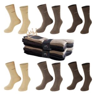 Katoenen wijde boord sokken voor dames en heren
