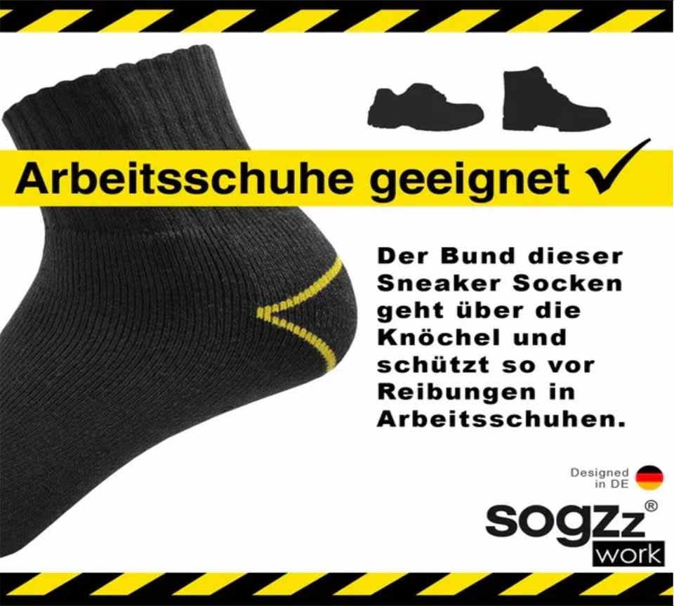 slijtvaste quarter werksokken SOGZz FXpro | 4 paar - Afbeelding 3