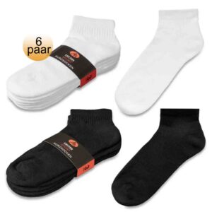 i1R Sport/biker sokken zwart en wit